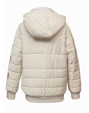 Quilted Boys Jacket Quilted Metallic White Jacket 